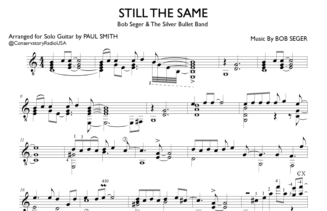 Still The Same (arr. Conservatory Radio USA)