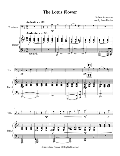 The Lotus Flower (arr. Jane Frasier)