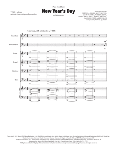 New Year's Day (arr. John C. Quillin)
