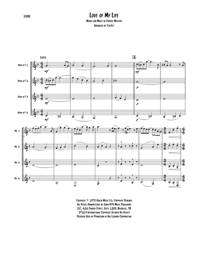 Love Of My Life (arr. Tim Olt)