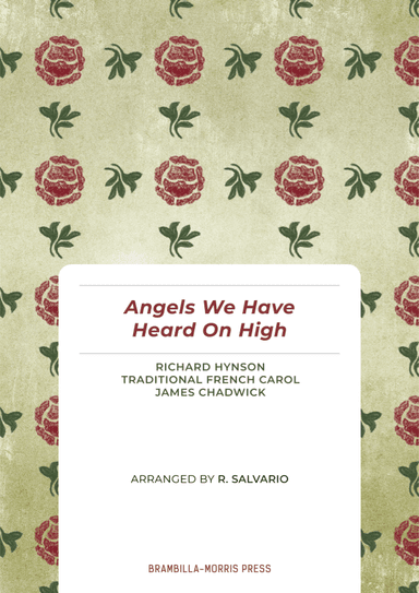 Angels We Have Heard On High Easy Piano Sheet Music - C Major (arr. R. Salvario)
