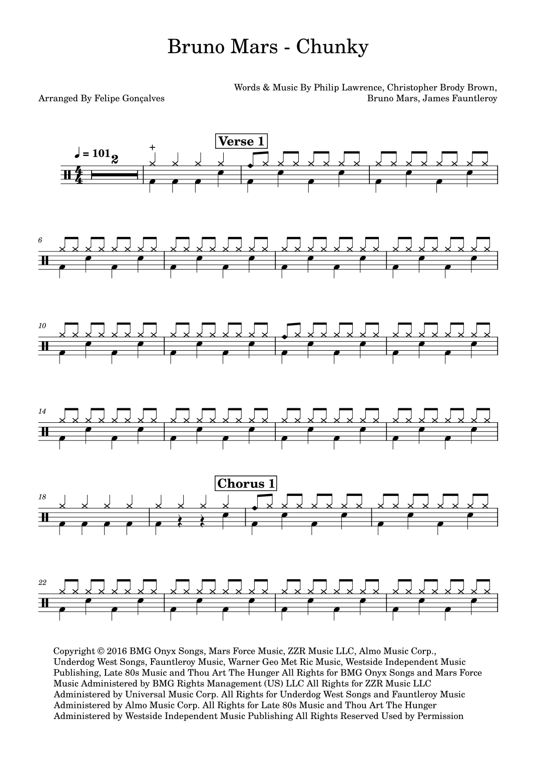 Chunky (arr. Felipe Gonçalves)