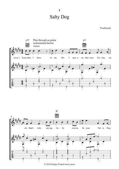 SALTY DOG (arr. Lee Mitchell)