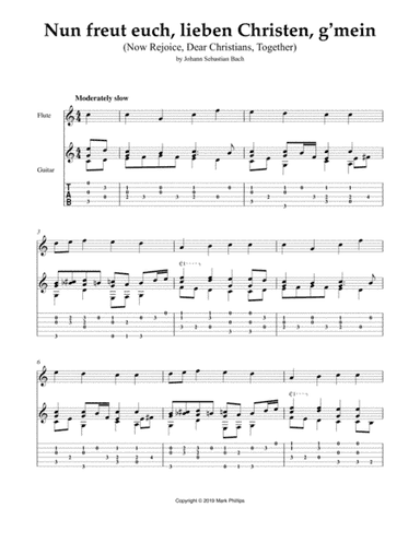Nun freut euch, lieben Christen, g’mein (Now Rejoice, Dear Christians, Together) (arr. Mark Phillips)