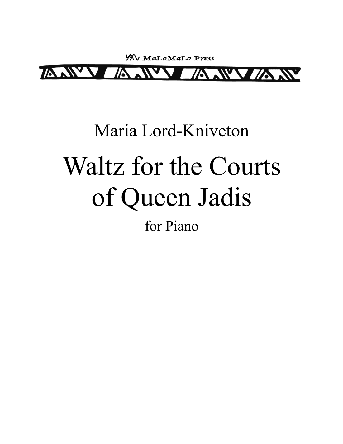Waltz for the Courts of Queen Jadis