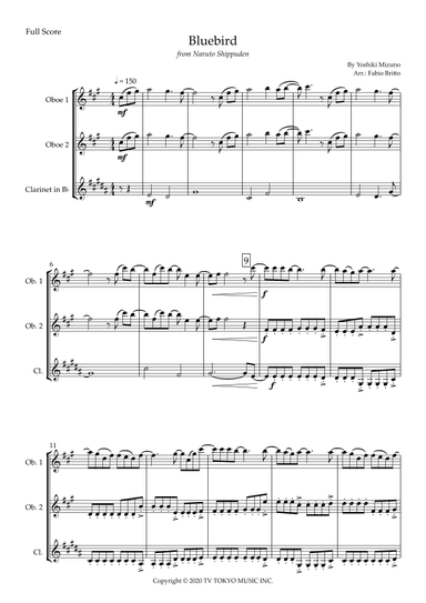 Ikimono Gakari's Blue Bird (arr. Fabio Britto)