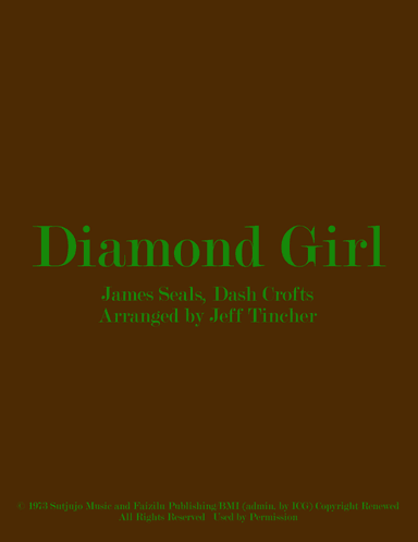 Diamond Girl (arr. Jeff Tincher)