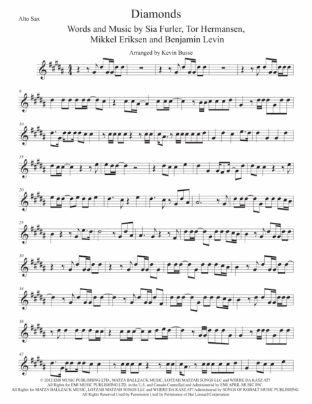Diamonds (arr. Kevin Busse)