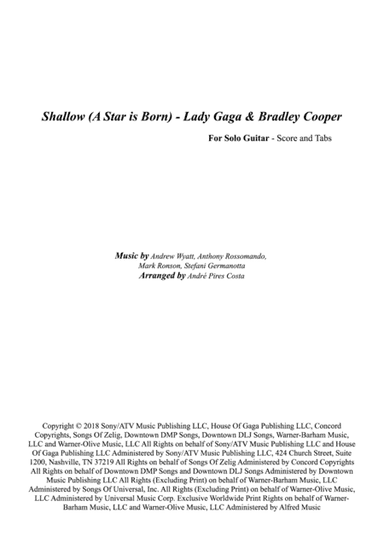 Shallow (arr. Andre Pires Costa, André Pires Costa)