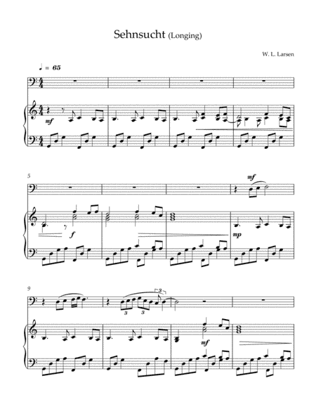 W L Larsen - Sehnsucht (Longing)