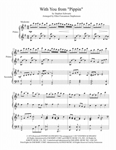 With You (arr. Ellen Foncannon Stephenson)