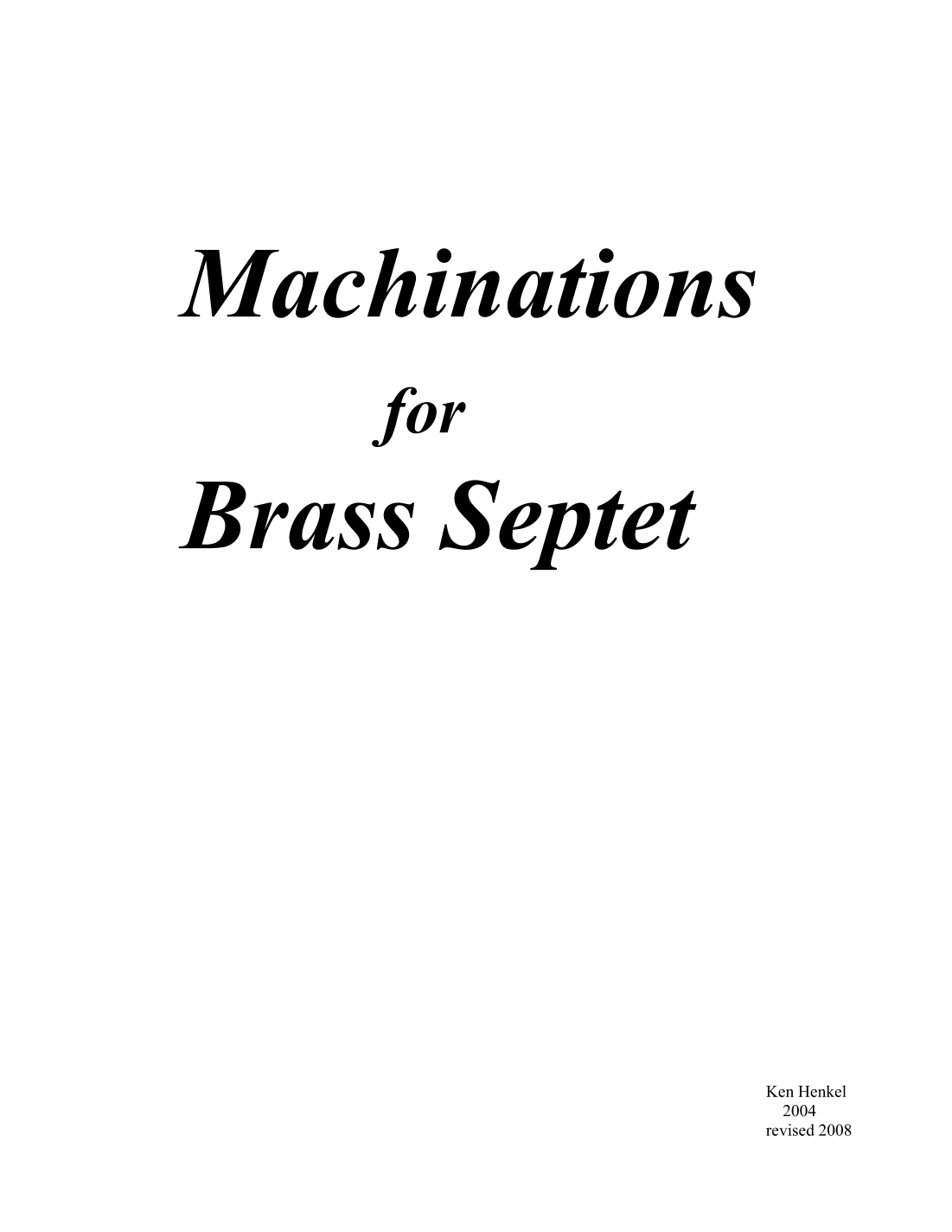Machinations