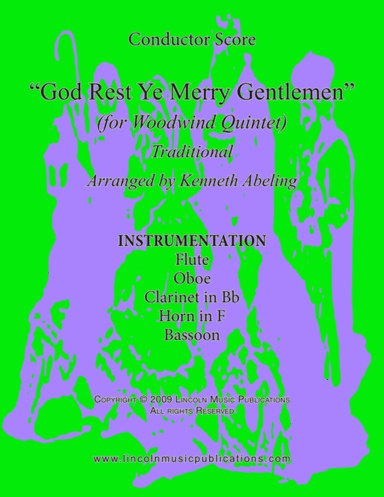 God Rest Ye Merry Gentlemen (for Woodwind Quintet) (arr. Kenneth Abeling)