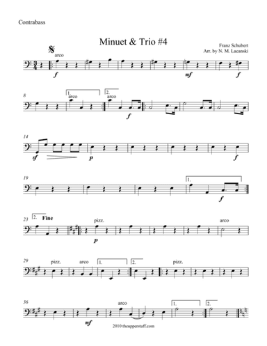 Minuet & Trio #4 (arr. Nick Lacanski)