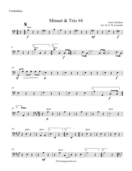 Minuet & Trio #4 (arr. Nick Lacanski)
