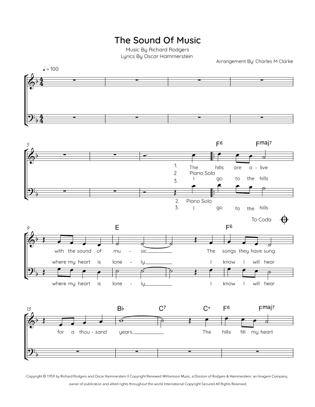 The Sound Of Music (arr. Charles Clarke)