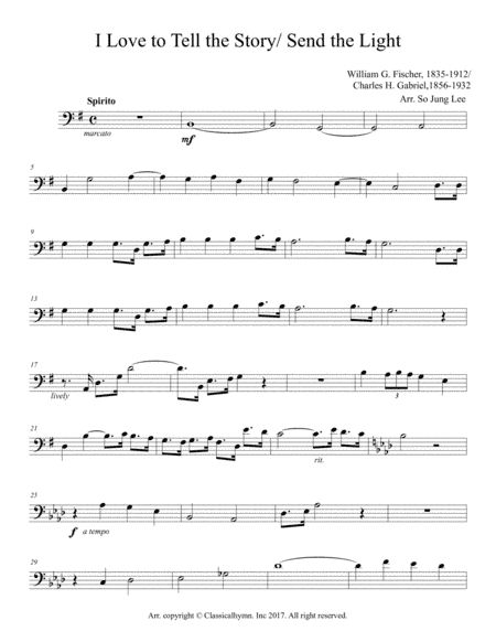Mission Medley( Send the light, I love to tell the story) (arr. So Jung Lee)