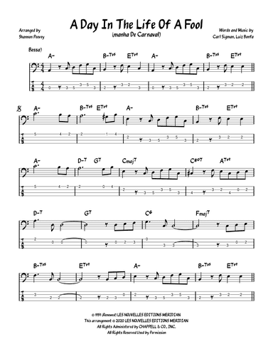 A Day In The Life Of A Fool (manha De Carnaval) (arr. Shannon Peevey)