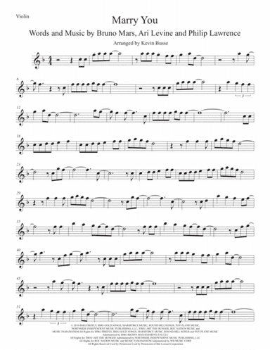 Marry You (arr. Kevin Busse)