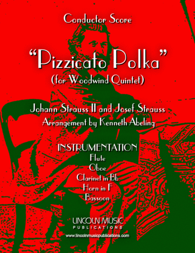 Strauss II – Pizzicato Polka (for Woodwind Quintet) (arr. Kenneth Abeling)