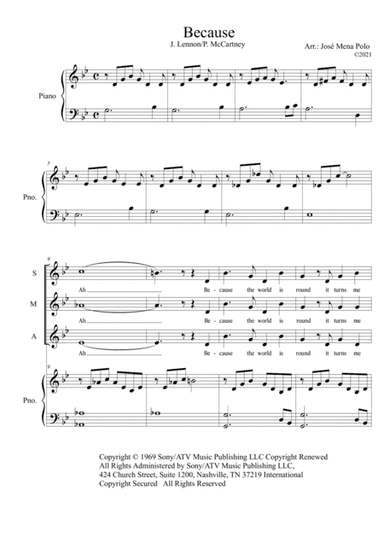 Because (arr. Jose Mena Polo)