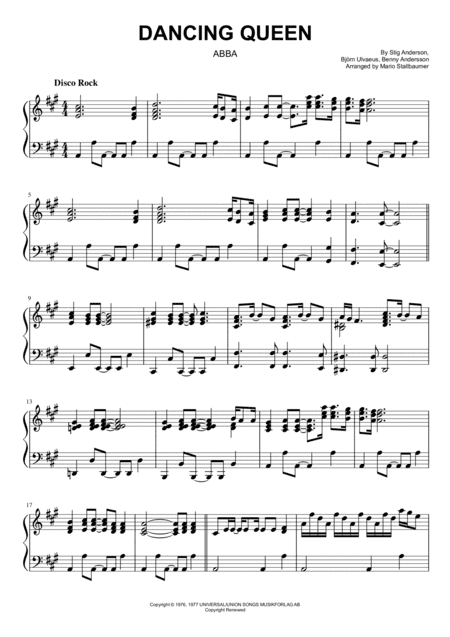 Dancing Queen (arr. Mario Stallbaumer)