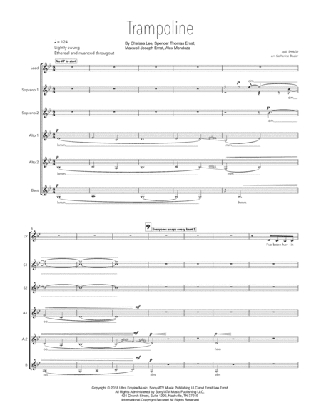 Trampoline (arr. Katherine Bodor)