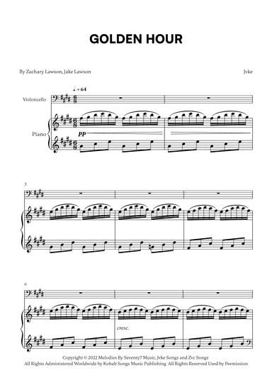 Golden Hour (arr. Cadenza Editions)