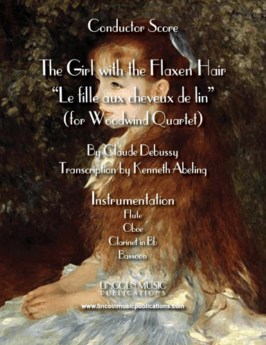 The Girl with the Flaxen Hair (for Woodwind Quartet) (arr. Kenneth Abeling)
