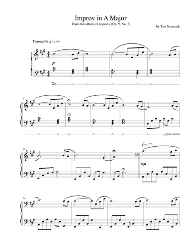 Improv in A Major