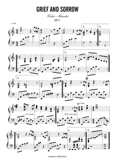 Grief And Sorrow (arr. Academia Unimusica)