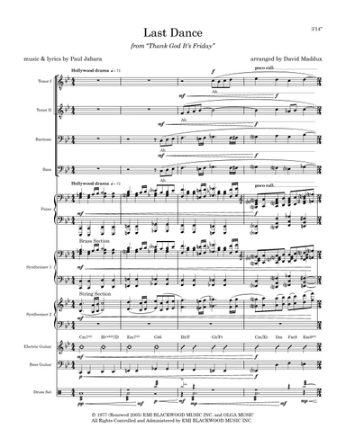 Last Dance (arr. David Maddux)