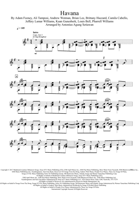 Havana (arr. Antonius Agung Setiawan)