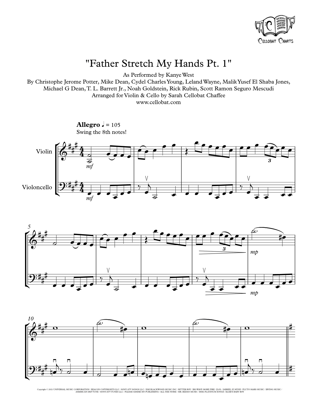 Father Stretch My Hands Part 1 (arr. Sarah Cellobat Chaffee)