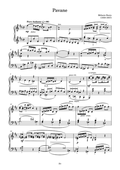 Pavane (arr. Zellev)