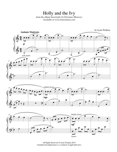 Holly and the Ivy (arr. Lynn Tredeau)