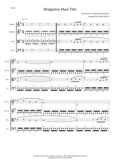 Bridgerton Main Title (arr. Liliane Maciel)