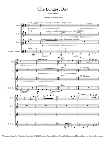The Longest Day (arr. Brad Willard)
