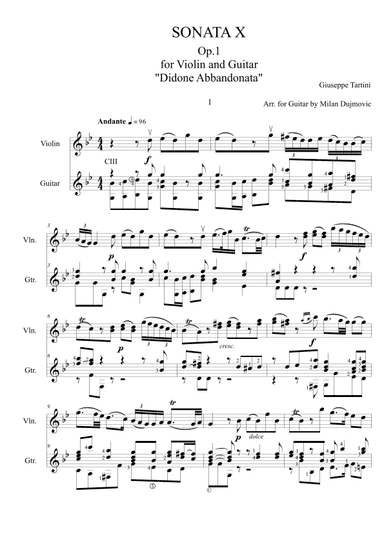 Didone Abbandonata (arr. Milan Dujmovic)