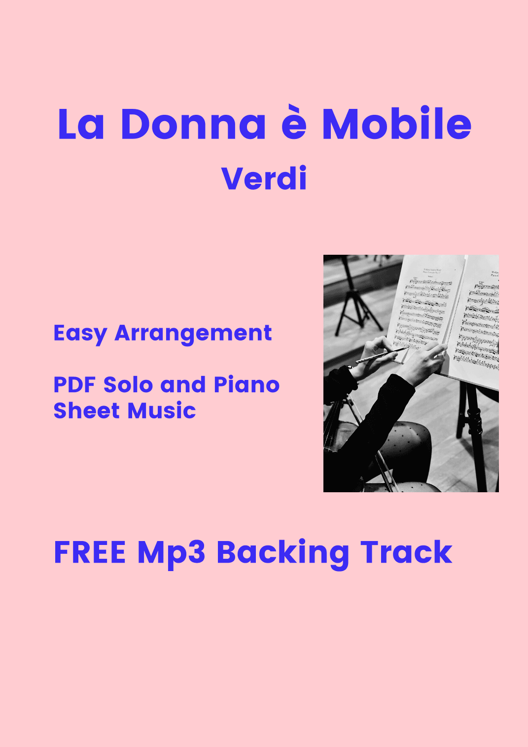La Donna è Mobile - Rigoletto (Verdi) + FREE Playback +  Pdf Solo and Piano Parts (arr. Fabio Eduardo de Oliveira)