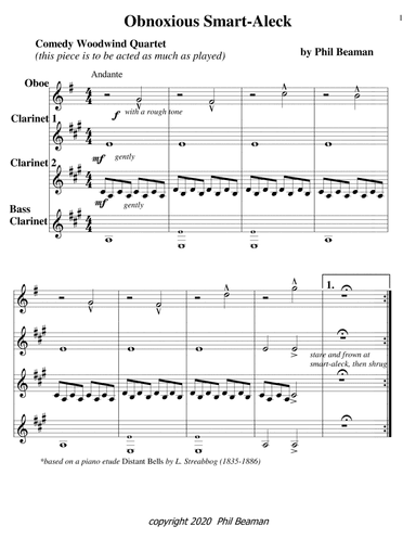 Obnoxious Smart-Aleck-Woodwind Quartet 2