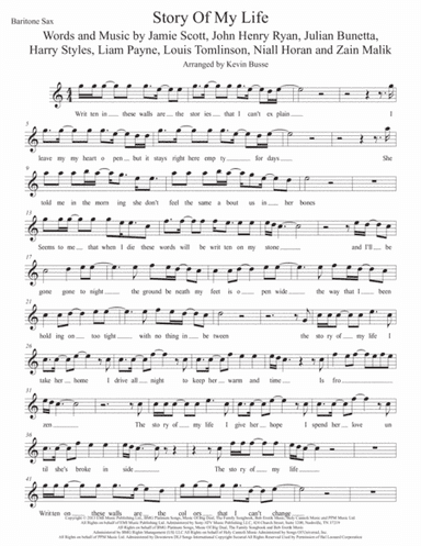 Story Of My Life (arr. Kevin Busse)
