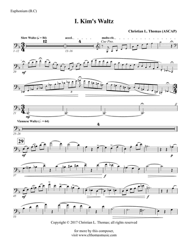 Two Dances for Euphonium and Piano