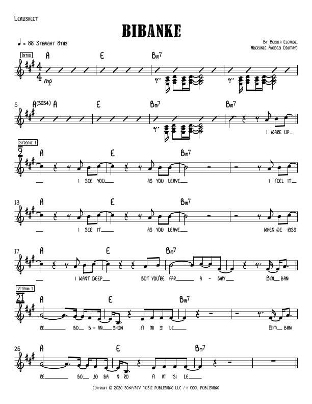 Bibanke (arr. Pascal Hahn)