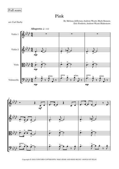 Pink (arr. Carl Darby)