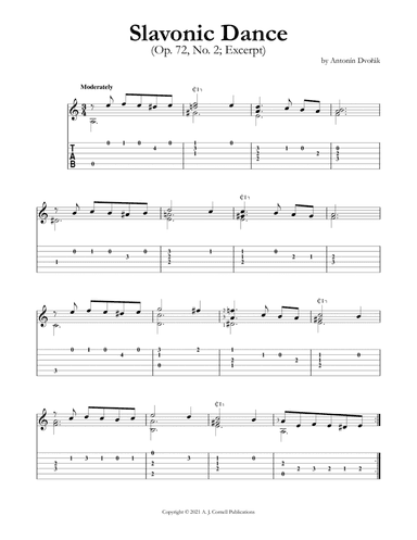 Slavonic Dance (Op. 72, No. 2) (arr. Mark Phillips)