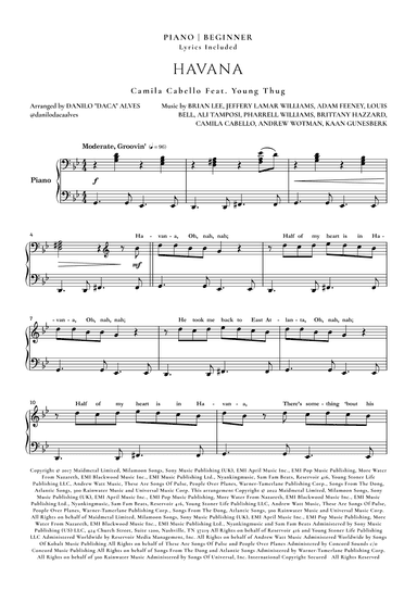 Havana (arr. Danilo "Daca" Alves)
