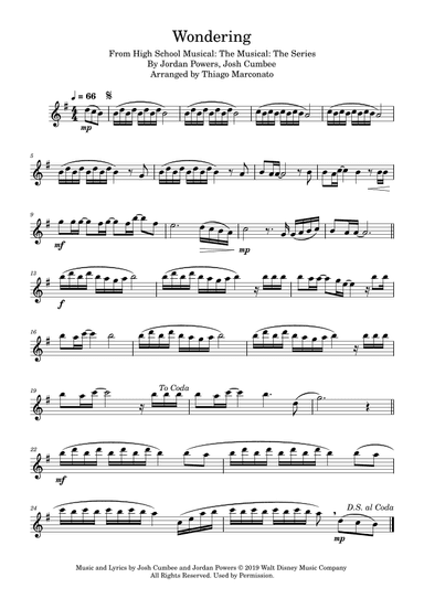 Wondering (arr. Thiago Marconato)