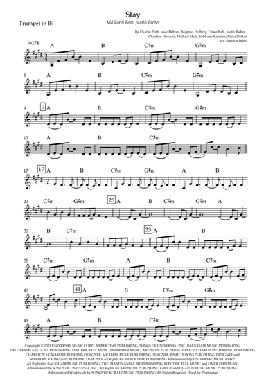 Stay (arr. Jônatas Britto)