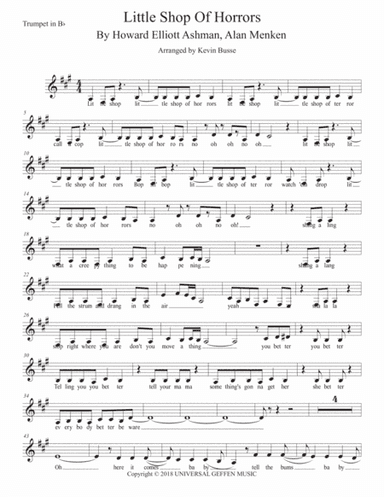 Little Shop Of Horrors (arr. Kevin Busse)